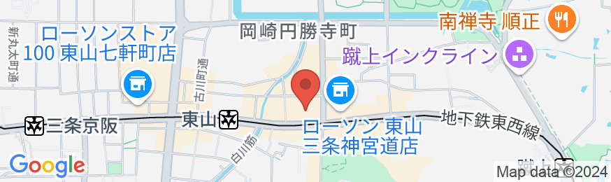 Villa京の地図