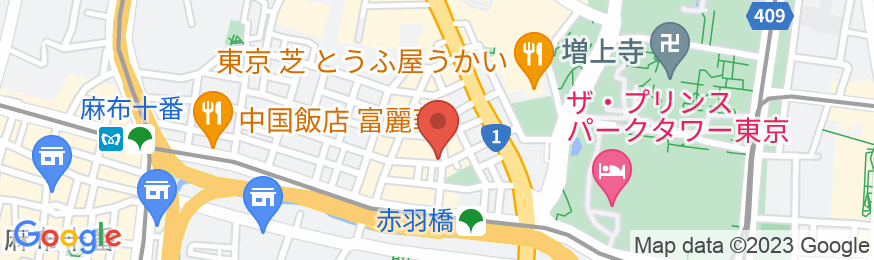 GUEST HOUSE TOKYO AZABUの地図