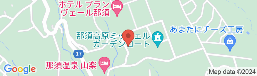伏楽(ふくらく)の館那須湯本店の地図