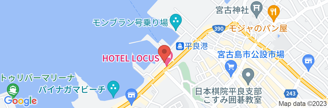 ホテル ローカス <宮古島>の地図