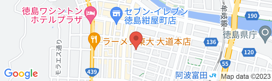 ビジネスホテルNEXEL秋田町の地図