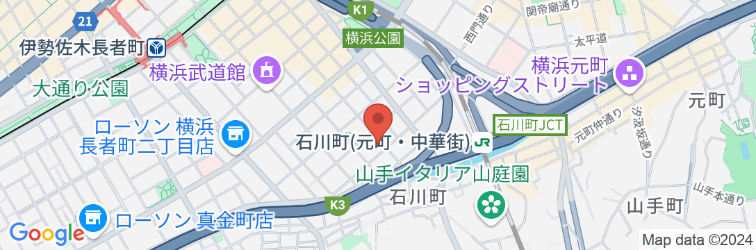 A YOKOHAMAの地図