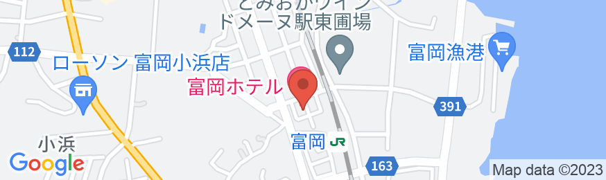 富岡ホテルの地図