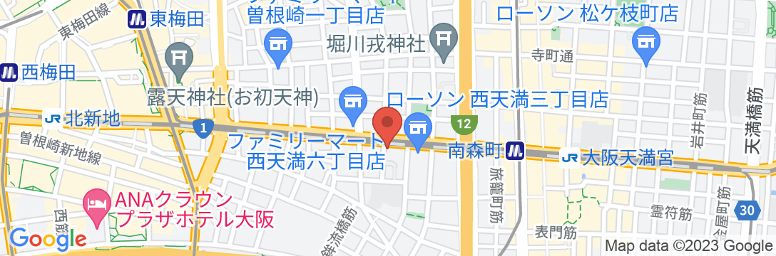 アインズ・イン梅田東の地図