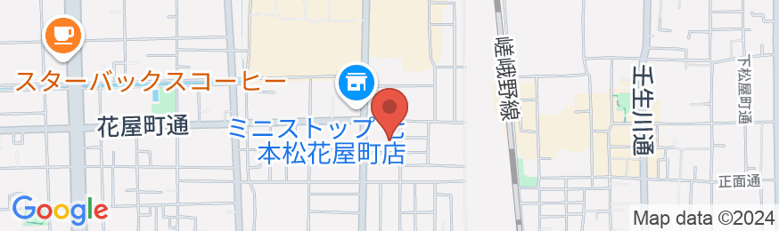 平旅籠 ひばり Hibari Hostelの地図