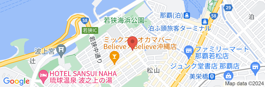 ホテル ペスカトーレ沖縄の地図