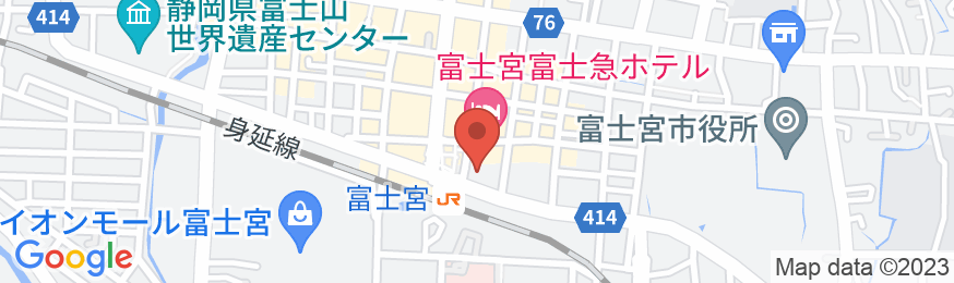 くれたけインプレミアム富士宮駅前の地図