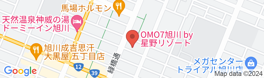 OMO7旭川 by 星野リゾートの地図