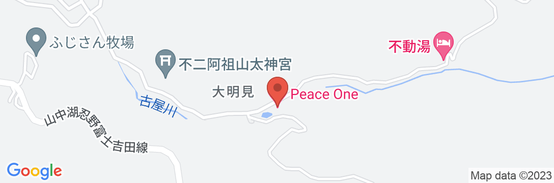 Peace & Oneの地図
