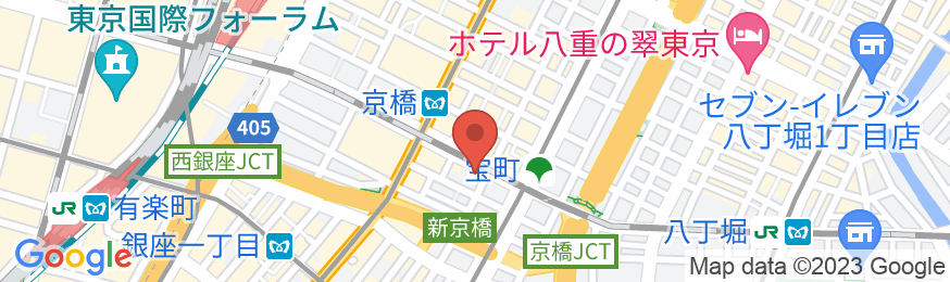 ホテルインターゲート東京京橋の地図