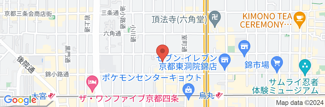 ホテルインターゲート京都 四条新町の地図