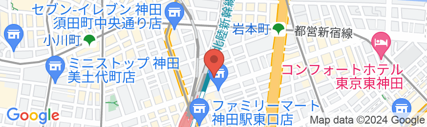 アパホテル〈神田駅前〉の地図