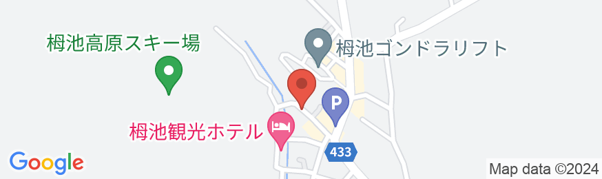 栂池高原 光陽館の地図