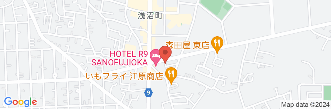 HOTEL R9 SANOFUJIOKAの地図