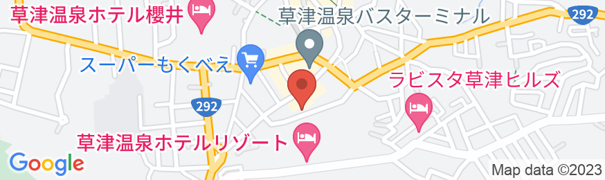 草津温泉 ホテル松巳の地図