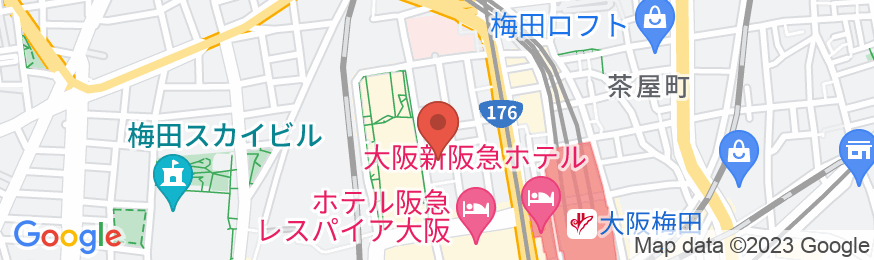 ホテルヴィスキオ大阪byGRANVIAの地図