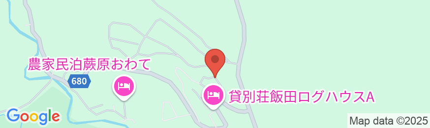 貸別荘 飯田ウッディハウスHの地図