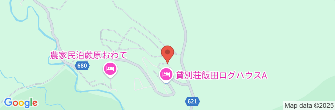 貸別荘 飯田ウッディハウスHの地図