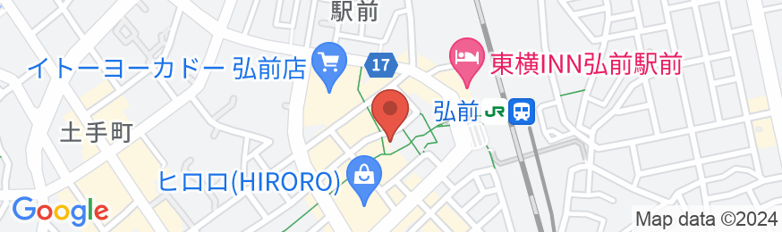 弘前ホテルの地図