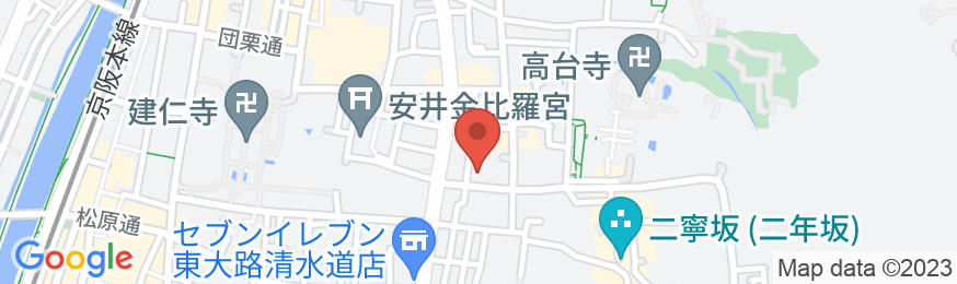 鈴 八坂高台寺の地図