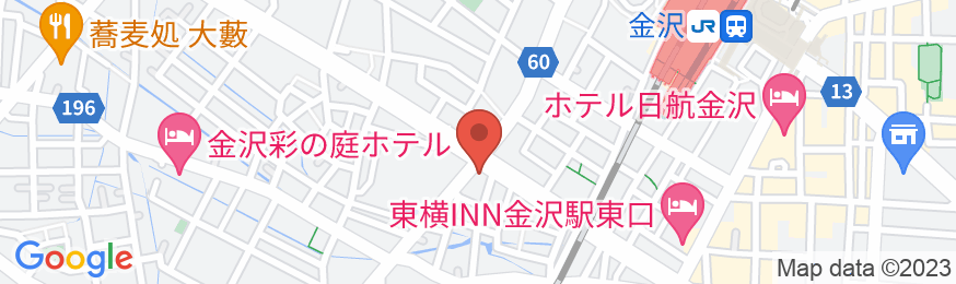 ホテルリブマックス金沢駅前の地図