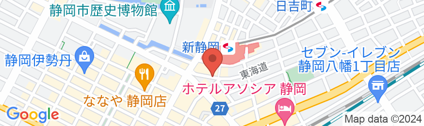 ホテルシティオ静岡の地図