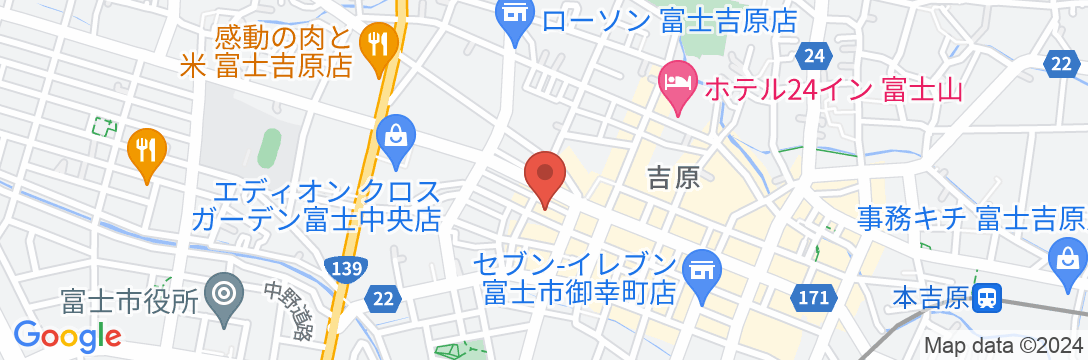 Smart Hotel TSURUYA(旧:ビジネスホテルつるや)の地図