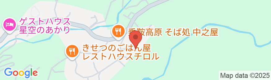 信州乗鞍高原温泉 緑山荘の地図