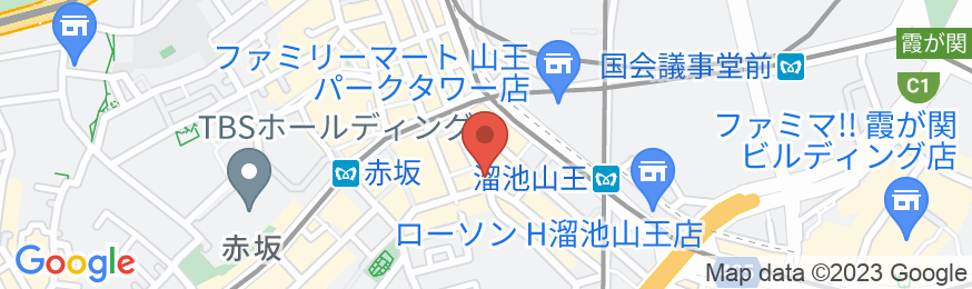 変なホテル東京 赤坂の地図