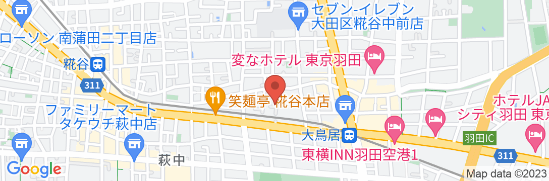 HISAYO’S INNの地図