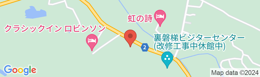 サイズリゾートホテル裏磐梯の地図