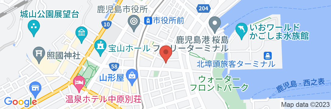 M104 Kagoshimaの地図