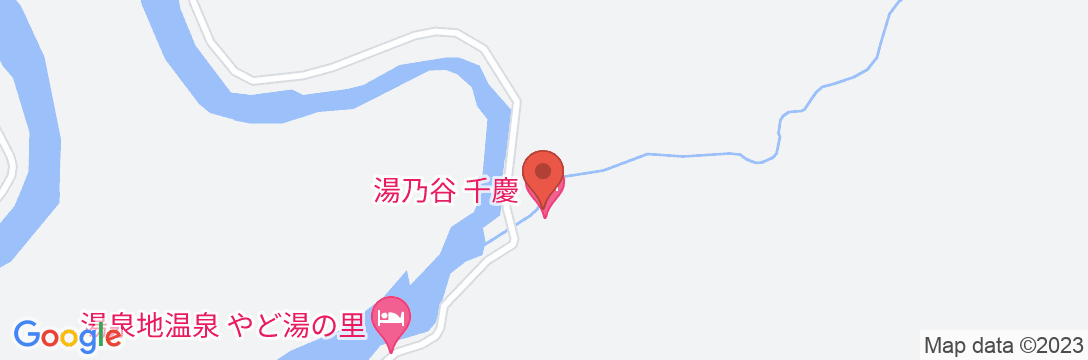 源泉かけ流し露天付離れの温泉宿 湯乃谷千慶の地図