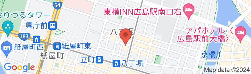 CANDEO HOTELS(カンデオホテルズ)広島八丁堀の地図