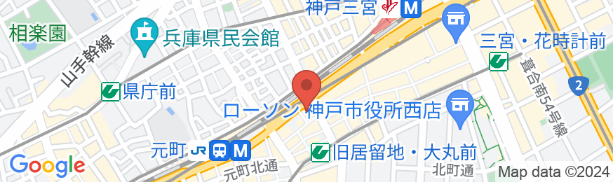 CANDEO HOTELS(カンデオホテルズ)神戸トアロードの地図