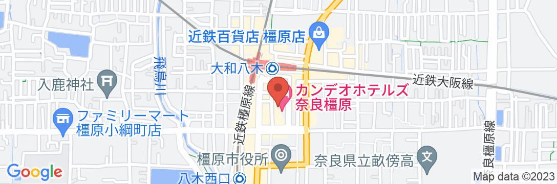 CANDEO HOTELS(カンデオホテルズ)奈良橿原の地図