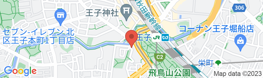 Tokyo Guest House Ouji Music Loungeの地図