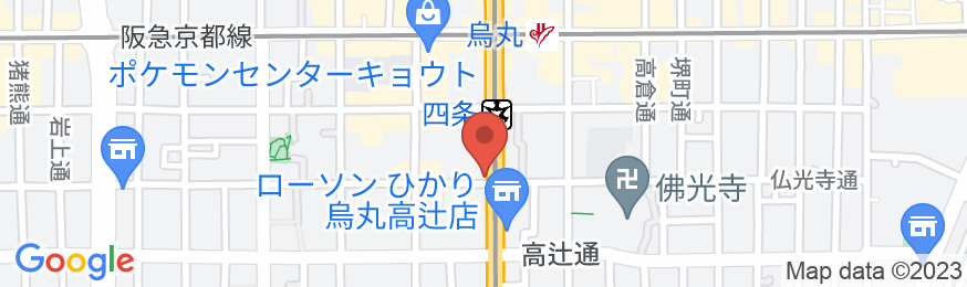 ザ ロイヤルパークホテル 京都四条の地図