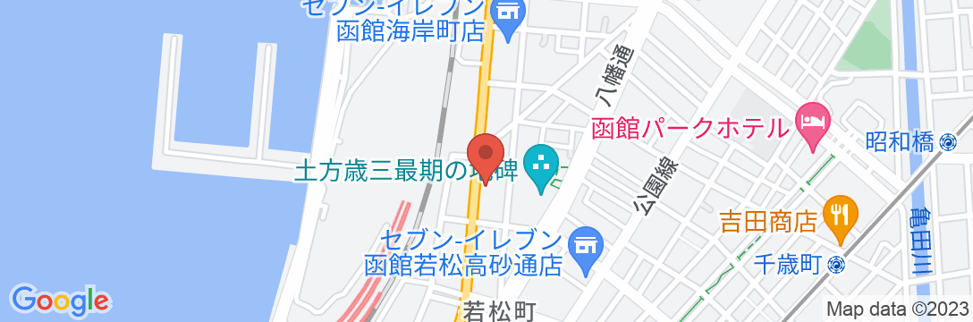 ホテルオールインステイ函館の地図