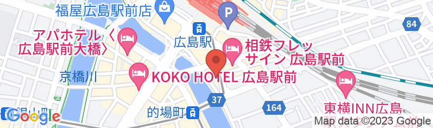 ゲストハウスCOCO 広島の地図