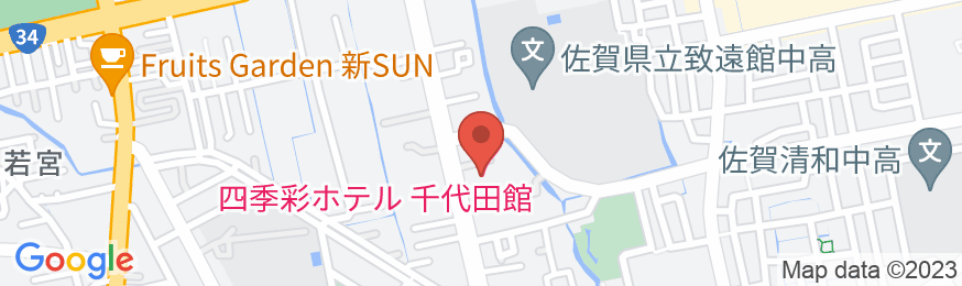 四季彩ホテル 千代田館の地図