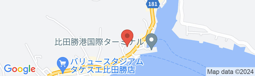 DAEMADO HOTEL 比田勝<対馬>の地図