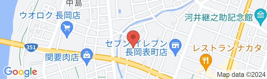 つたや旅館<新潟県>の地図