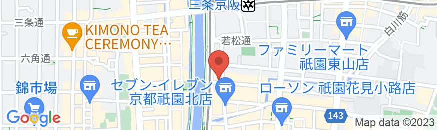 ホテル アルザ京都の地図