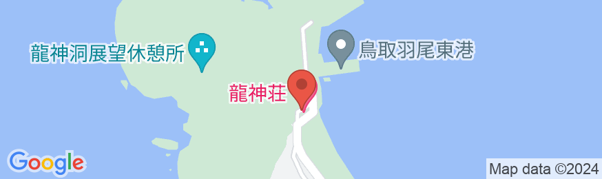昭和民宿 龍神荘の地図