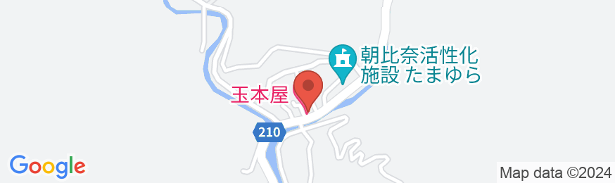 東海道の奥座敷 玉本屋の地図