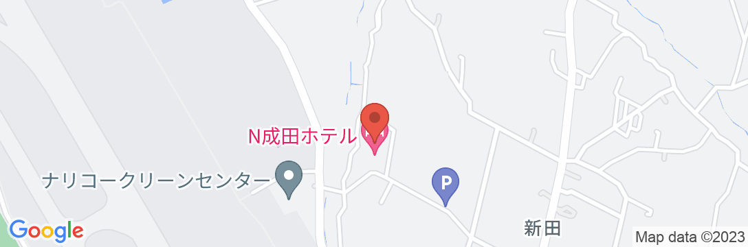 N成田ホテルの地図