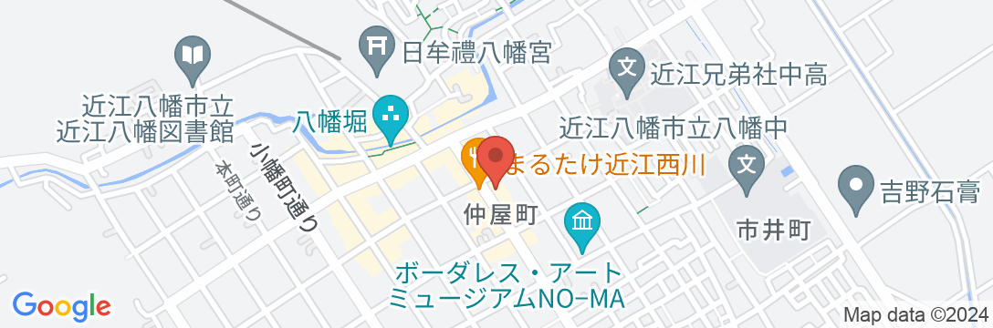 Little Birds Hostel 近江八幡の地図