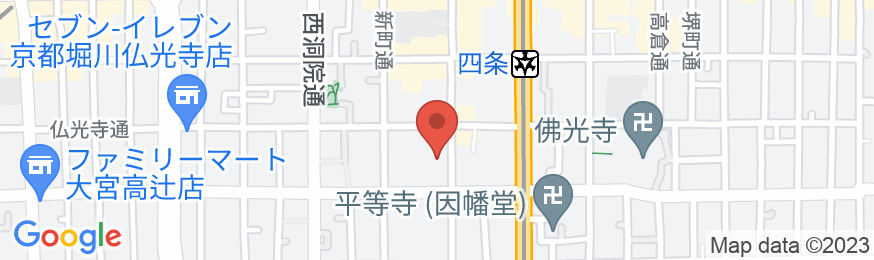 ホテルリソル京都 四条室町の地図