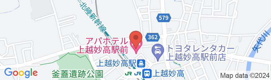 アパホテル〈上越妙高駅前〉の地図